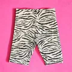 【ZARA KIDS】 バイクショーツ　ゼブラ柄　116cm ハーフレギンス