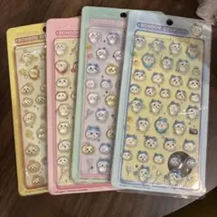 サ*ラ様 ちいかわ BONBON DROP 透明シール 4パックセット