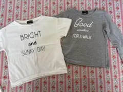 コムサ　半袖Tシャツ、ロンT 2枚セット