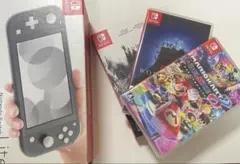 Nintendo Switch lightとsdカードそしてゲーム3本セット