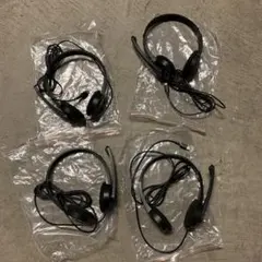 USB-C 有線ヘッドセット 4個セット