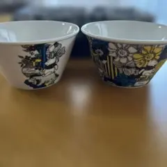 未使用　ペアグラノーラボウル　フラワープー