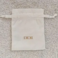 【DIOR】ディオール ホワイト ミニ巾着