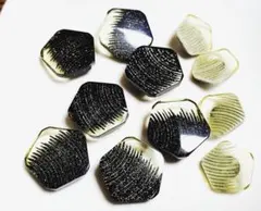 タイムセール♥16)ラメ入五角形ボタン　　11個セット