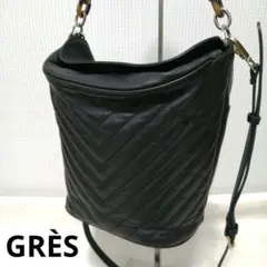 GRÈS グレ　2way レザーショルダーバッグのサムネイル