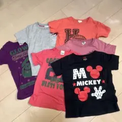 キッズ　男の子　夏服　Tシャツ　110cm120cm  まとめ売り　6点セット