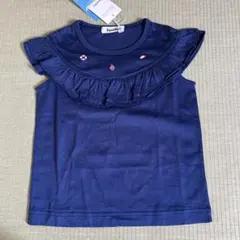 familiar ファミリア 半袖Tシャツ ネイビー 110cm