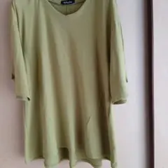 Styling free チュニック 半袖 グリーン