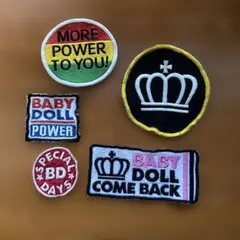 刺繍ワッペン 5点セット