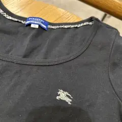 BURBERRY BLUE LABEL Tシャツ　黒　半袖　トップス