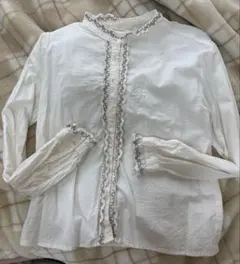 samansaMos2 サマンサモスモス　ehkasopo 花柄刺繍ブラウス