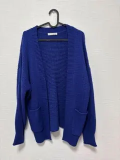 SHOO-la-RUE ブルーニットカーディガン サイズF