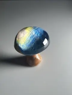 ウッドレジンキノコオブジェ（地球）