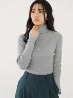 【新品未使用】アースミュージックエコロジー　ニット　グレー　Mサイズ