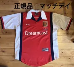 アーセナル UEFAカップ決勝 2000年　ユニフォーム 正規品　マッチデイ付き アーセナル UEFAカップ決勝 2000年 ユニフォーム 正規品 マッチデイ