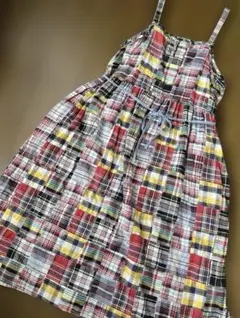 キューブシュガー　パッチワーク　キャミワンピースのサムネイル