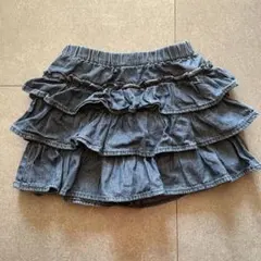 マーキーズ デニムフリル パンツ　100