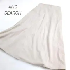 ✨️AND SEARCH✨️　アンドサーチ　コーデュロイロングフレアスカート