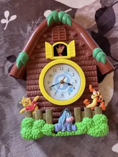 プーさん 壁掛け時計 振り子時計 イーヨー ティガー ピグレット 動作品 プーさん 壁掛け時計 振り子時計 イーヨー ティガー ピグレット