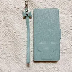 AQUOS Sense6 ミッキー iPhoneケース 手帳型 ストラップ付