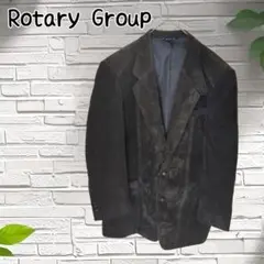 Rotary Group メンズ ジャケット スエード チャコールグレー 名前入