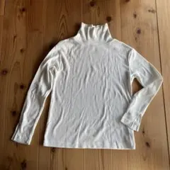 リブタートルネック　トップス