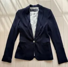 テーラードジャケット　ネイビー　ジャケット　ブレザー　レディース　ザラ　ZARA
