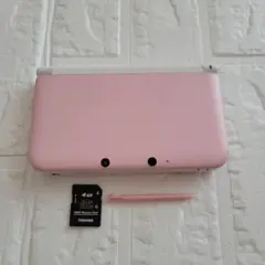 【ジャンク】 3DS LL 本体 4GBメモリーカード付き ピンク