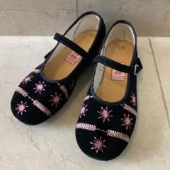 台湾土産　刺繍チャイナシューズ　フラット　小格格