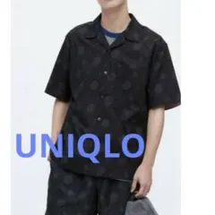 新品　UNIQLO ユニクロ　メンズ　オープンカラーシャツ