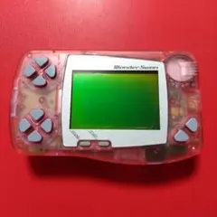 液晶難あり！動作確認済み ワンダースワン 本体 クリアーピンク ジャンク品