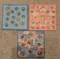 3種　折り紙セット（カードキャプターさくら、たまごっち、ワンピース）
