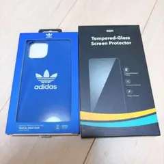 adidas iPhone12promax ケース ESR保護フィルム セット