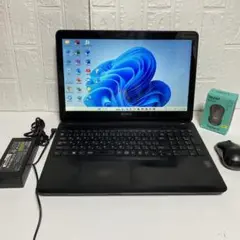 Windows11 オフィス2024年Corei7 SSD 500GB VAIO