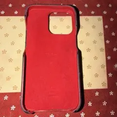 ルイヴィトン iPhone 13Pro ケース バンパー モノグラム レッド