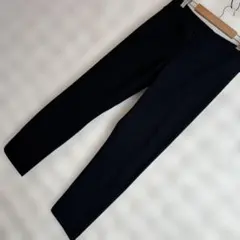 DIA ARROW 黒スリムフィットスラックス 暖パン　LL　ストレッチパンツ