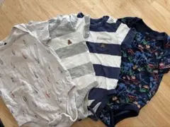Baby GAP半袖ロンパース12-18m 4枚セット