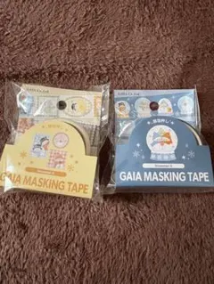 【新品未使用】スノーマン　マスキングテープ 2個セット