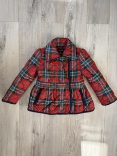 Ralph Lauren ラルフローレン チェック柄コート 110 美品