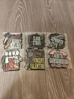 FF7 1番くじ F賞 ラバーキーホルダー 6枚セット