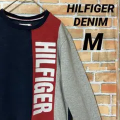 HILFIGER DENIM スウェット トレーナー ビッグプリント Mのサムネイル
