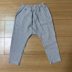 GU サマナルパンツ 100cm グレーストライプ