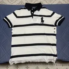 サ*カ様 90s Ralph Lauren ビッグポニー ボーダー archiv - メルカリ