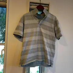 ユニクロメンズポロシャツXLグレー