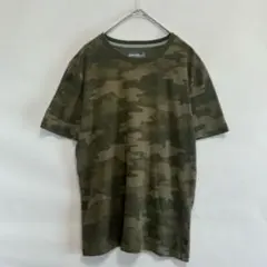 エディーバウアー 迷彩 半袖 Tシャツ S 緑 綿 タウンユース