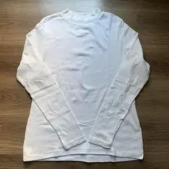 ユニクロ　リブハイネックTシャツ　XL