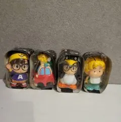 未使用　アラレちゃん　Dr.スランプアラレ　ソフビ　ソフビ貯金箱　4体セット