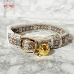 #1780 핸드메이드 캣 카라 소프트 티롤리안 ※ 브라운