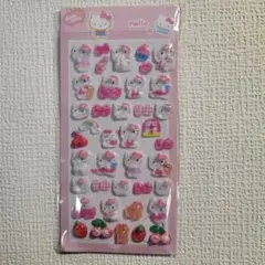 ハローキティ　立体シール　ボンボンドロップシール　ぷくぷくシール