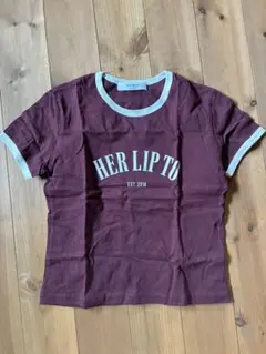 herlipto  Tシャツ Cherish Tee// これからの季節にぴったりなTシャツが登場。 チェリー